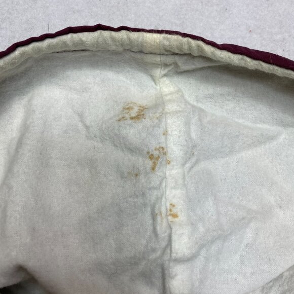 VINTAGE Kutztown University Jacket Mens XL Red Yellow Track Lined Pullover 90s - Picture 8 of 12